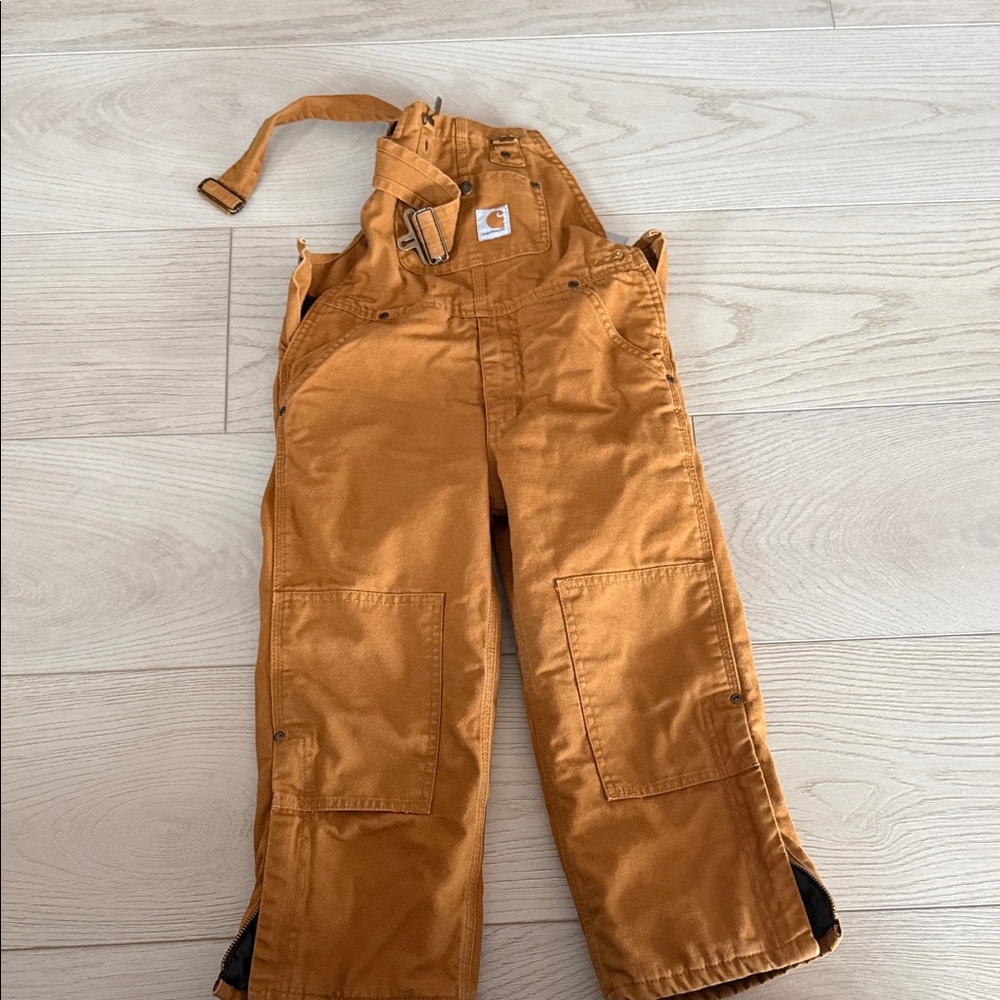 Carhartt Kids Tan Overalls